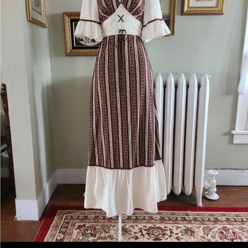 1970s Vintage Maxi Dress - Picture 8 of 12